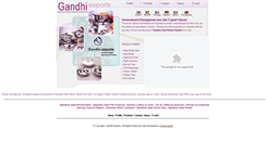 Desktop Screenshot of gandhiexports.com
